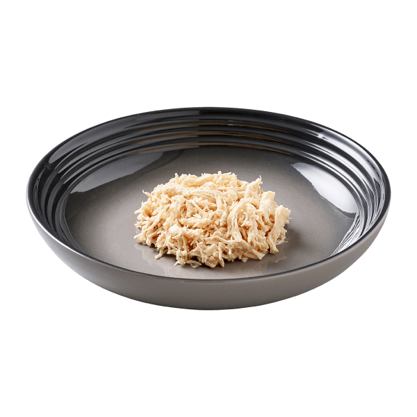 Isolated image of Reveal chicken cat food on plate