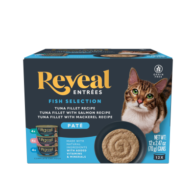 Reveal Entrees Pate Fish Selection multipack box