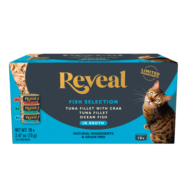Reveal Fish Selection in Broth Multipack 18-ct.