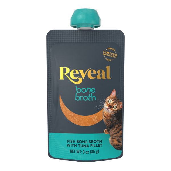 Reveal Fish Bone Broth with Tuna Fillet Spout Pouch