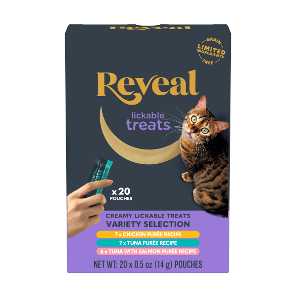 Reveal Lickable Treats Variety Pack Puree Selection 20-ct.